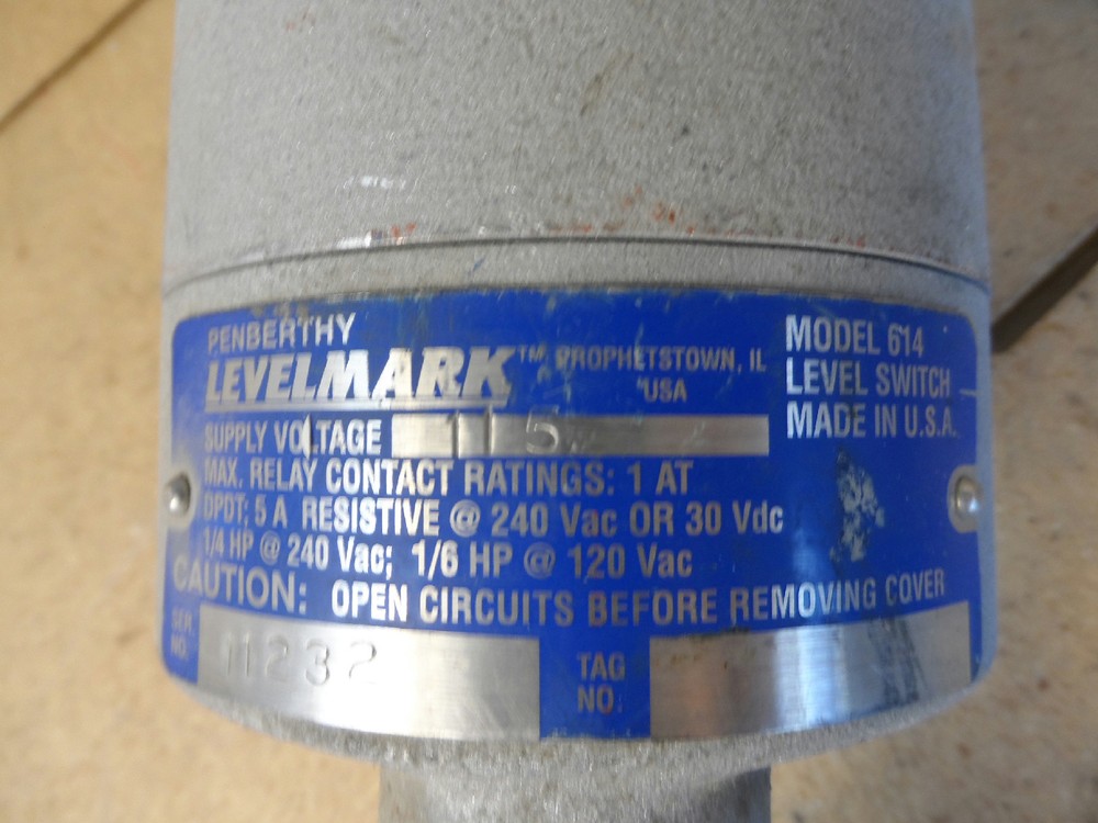 Penberthy Levelmark 614 Level Switch
