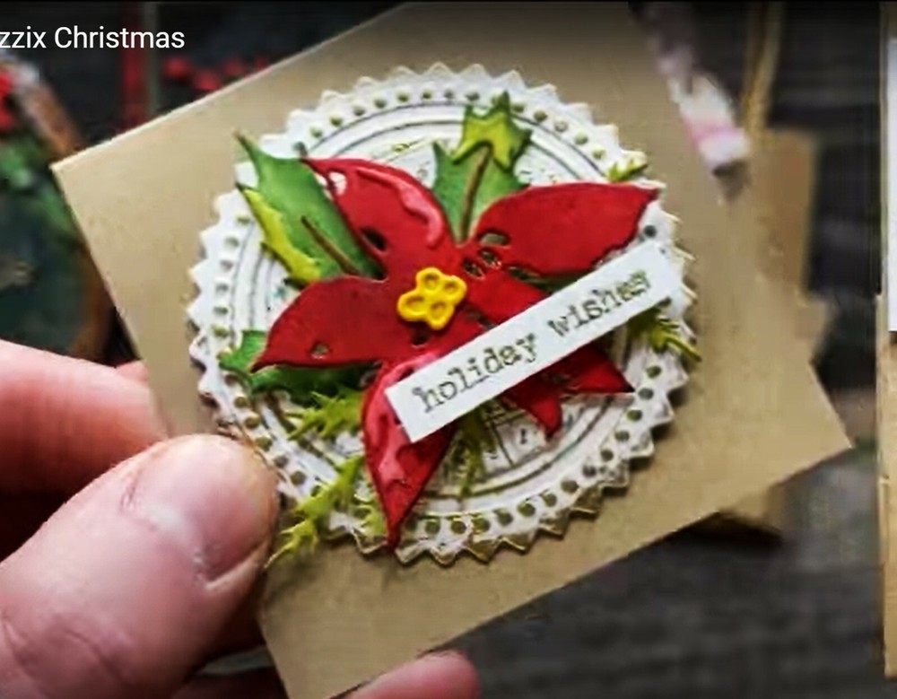 Sizzix Thinlits Festive Bouquet 6pc set #665565 Retail $21.99 by Tim Holtz