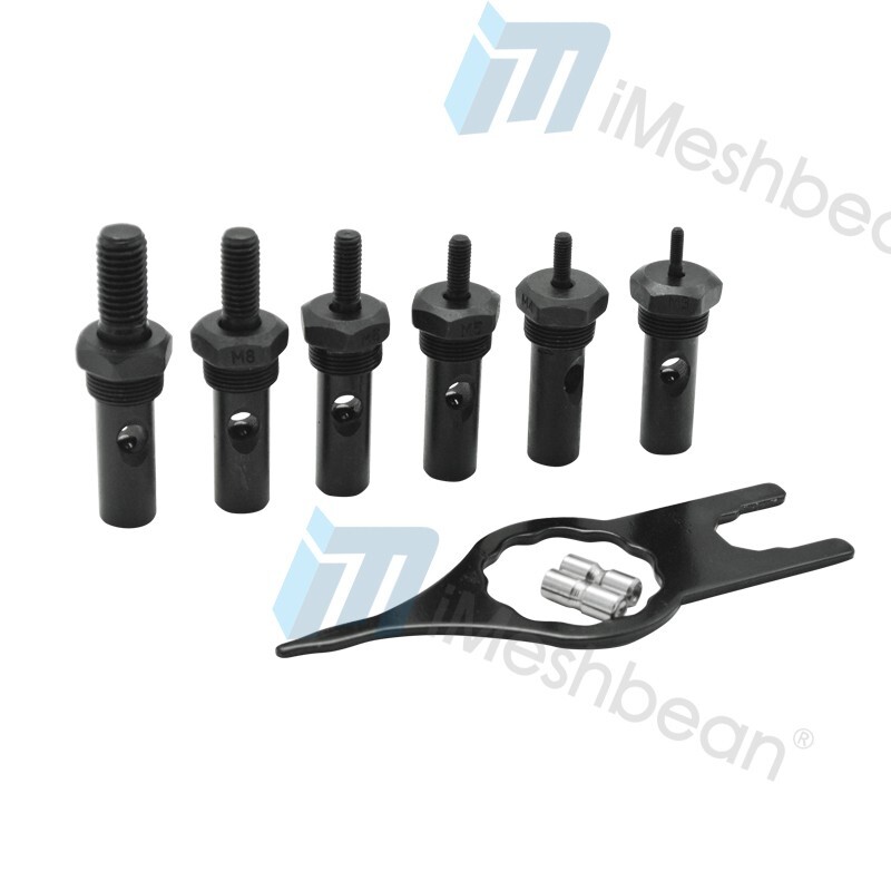 14'' Rivet Gun Kit Rivnut Thread Setting Tool Nut Setter NutSert Metric 70PCS