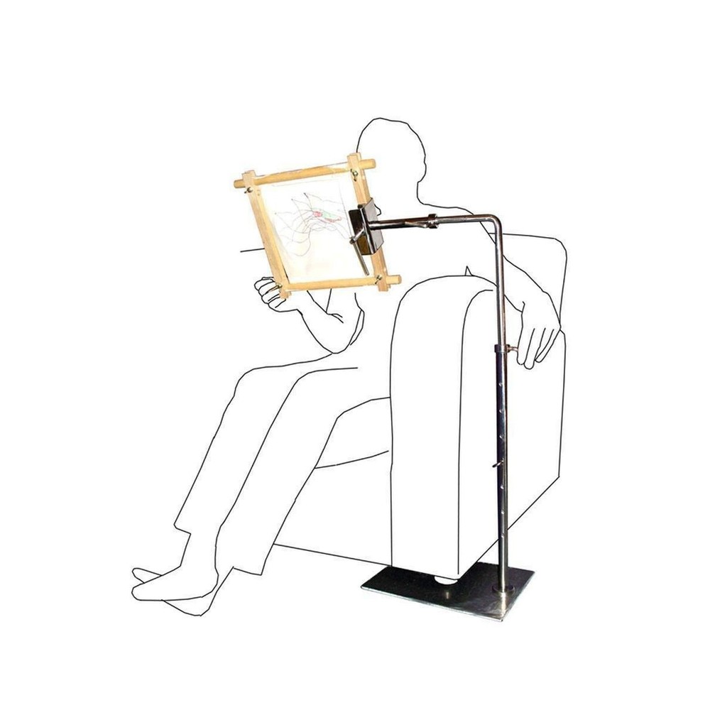 Workstand with Side Clamp - Powder Coated Silver Grey