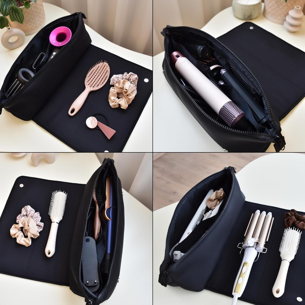 Heat Resistant Flat Iron Holder & Organizer