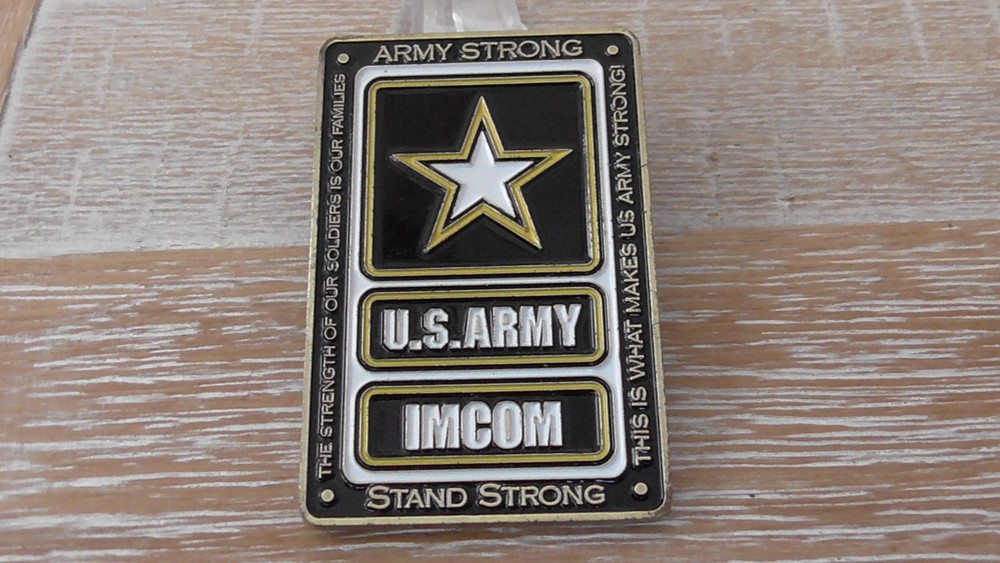 US Army IMCOM Installation Management Command Challenge Coin #C865