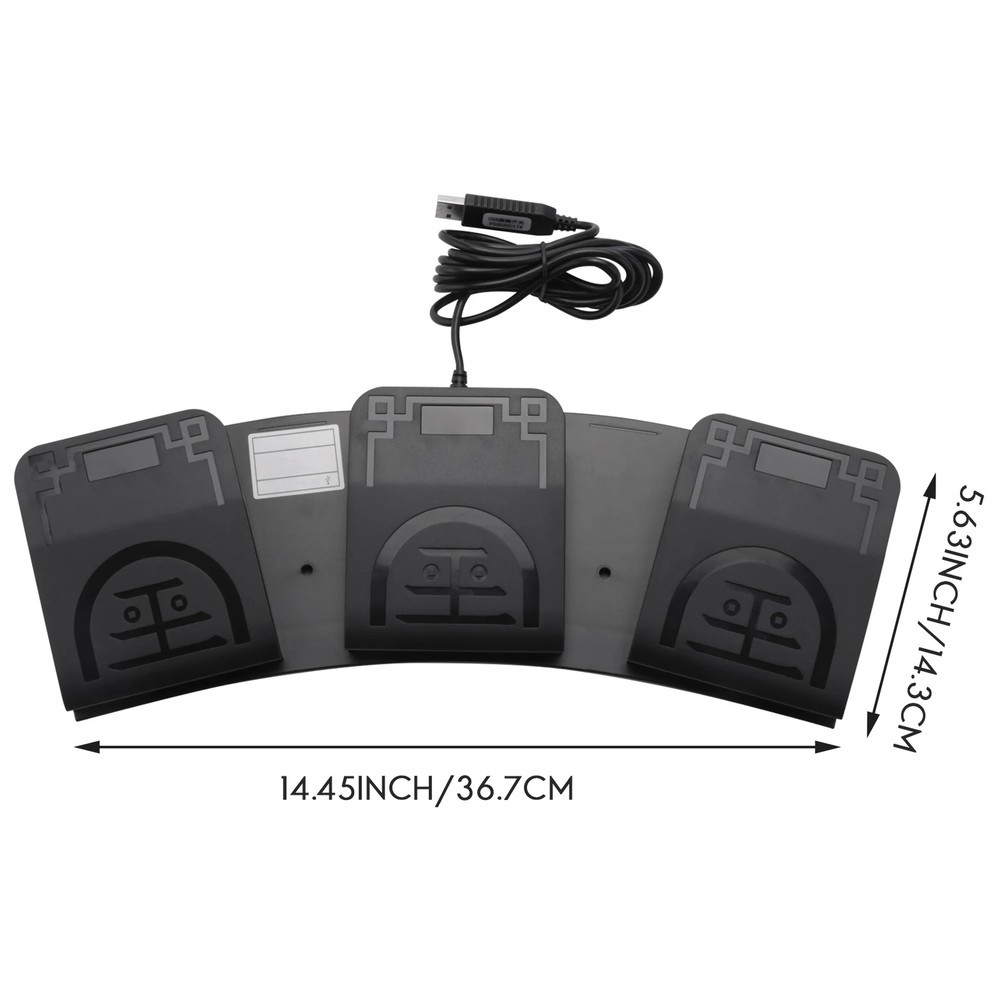 USB Foot Switch Control Key Customized Computer Keyboard Action Pedal for Device