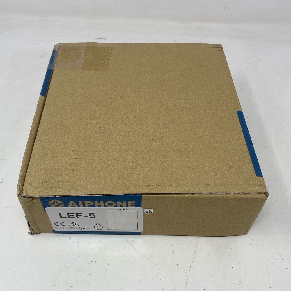 Aiphone LEF-5 5-Call Master Intercom Station w/ Door Release, White