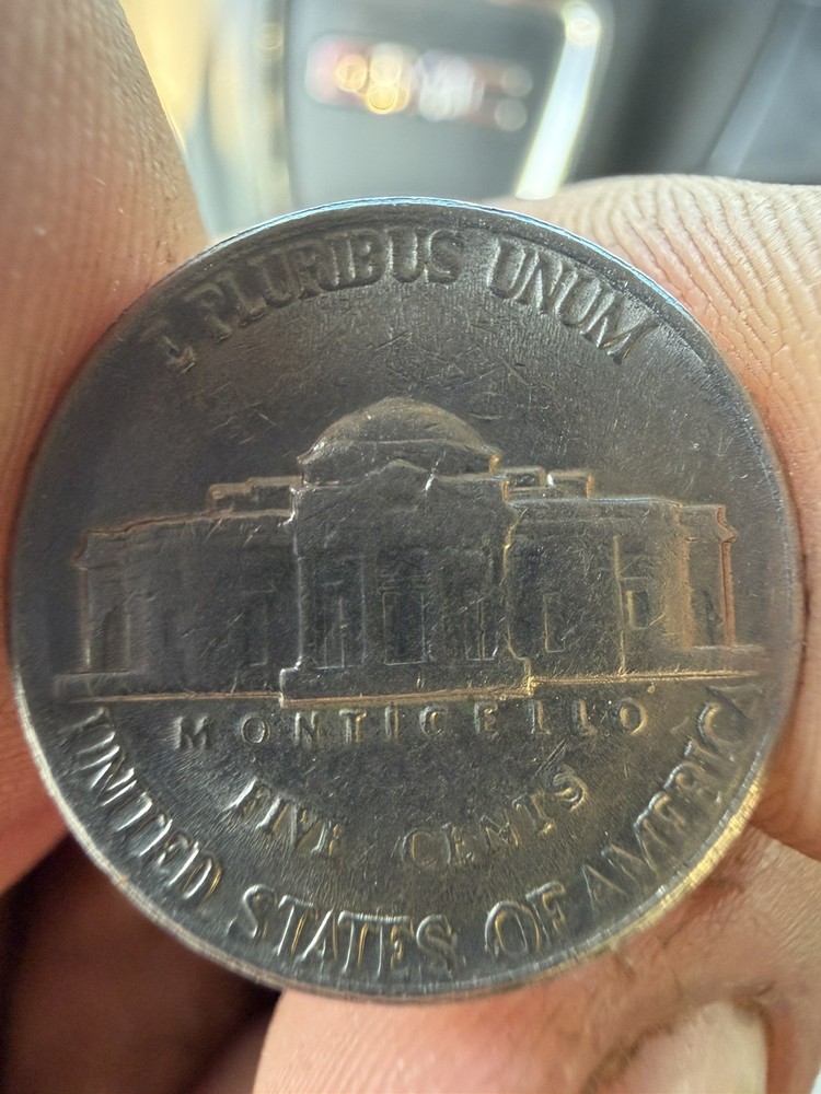 1987 Jefferson Nickel, P Mint Mark, Multiple Errors