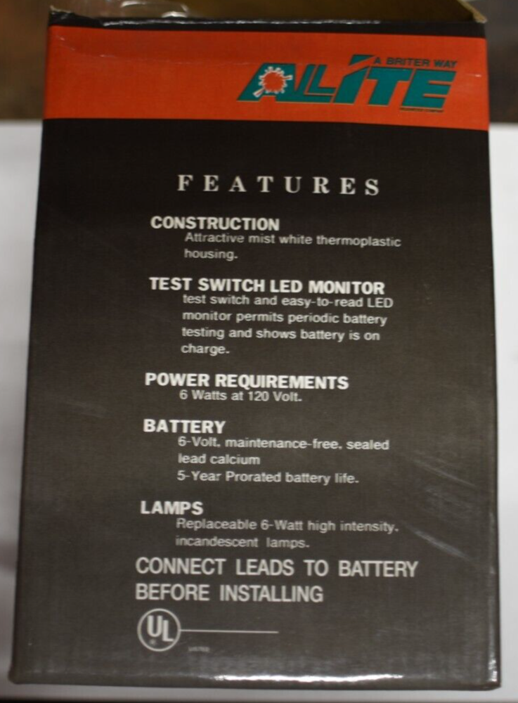 Allite Emergency Lighting Unit with Battery Backup