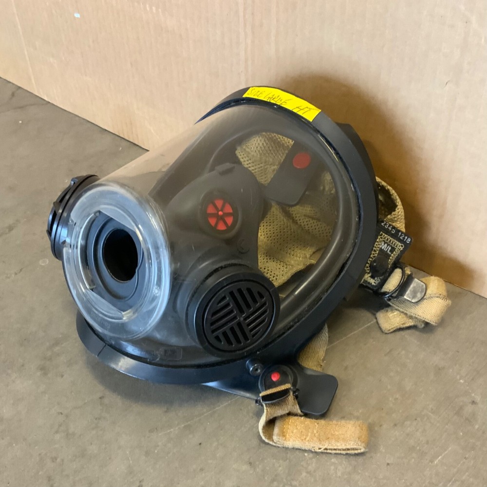 Scott AV3000 HT Firefighter SCBA Mask KevlarHeadnet Com Bracket Size Large