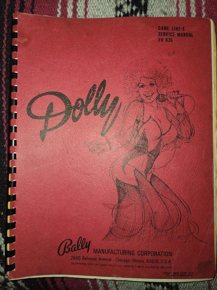 Dolly Pinball Manual + Bally Component Manual