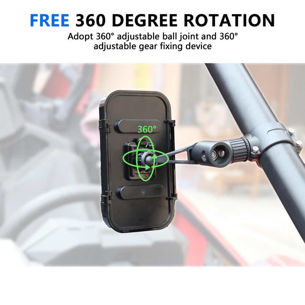 West-xingzhe UTV Phone Mount Waterproof Accessories Compatible with...