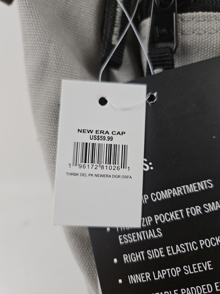 New Era Delaware Pack - Backpack - Grey - Brand New