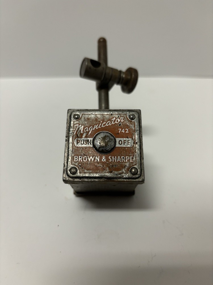 Brown And Sharpe 742 Magnicator Magnetic Base (Working)