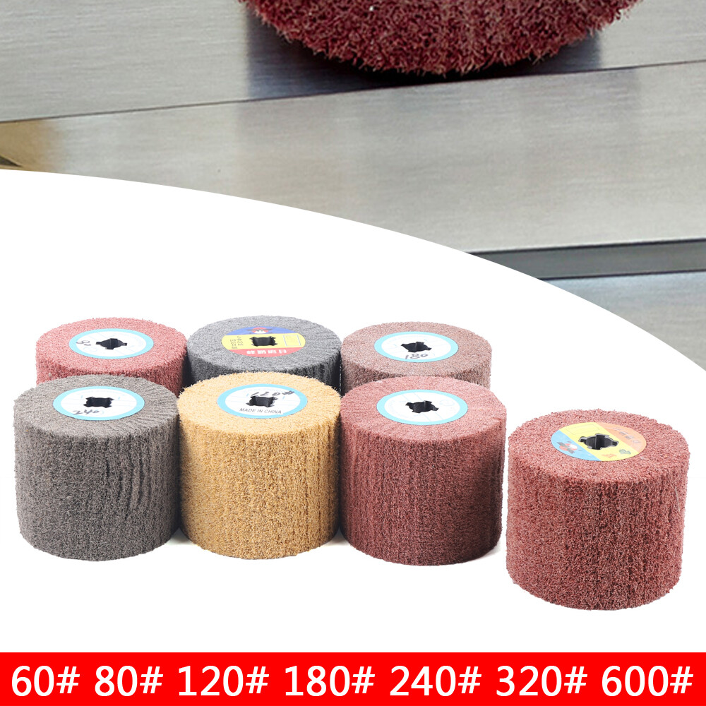 7* Polishing Drawing Wheel Brush Drum Grinding Burnishing Buffer Wheel Tool
