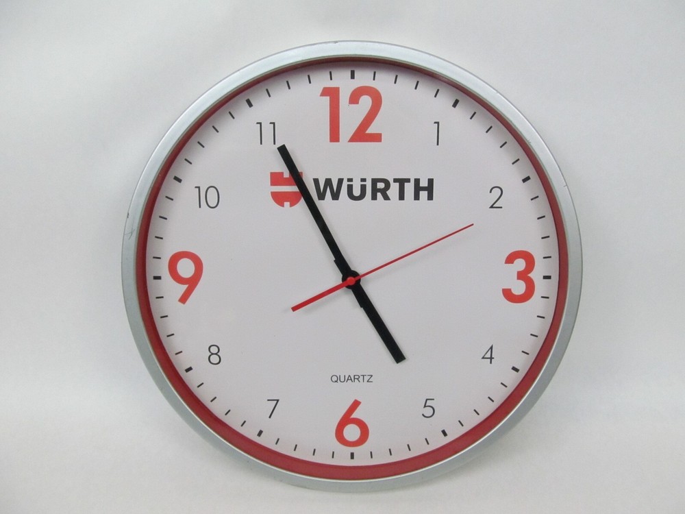 Wurth Tools & Hardware Advertising Clock Sign 15”