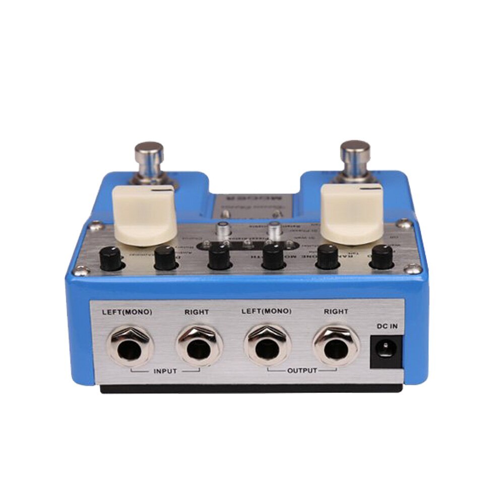 Dual Footswitch Effect Pedal Guitar Pedal 5 Modes 8 Effects Tap Tempo Function