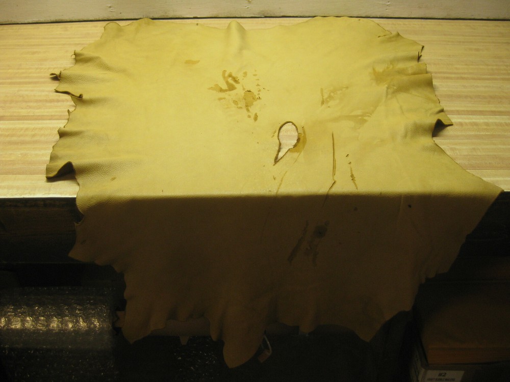 Gold Top Grain Deer Leather # 00007560 Row BB