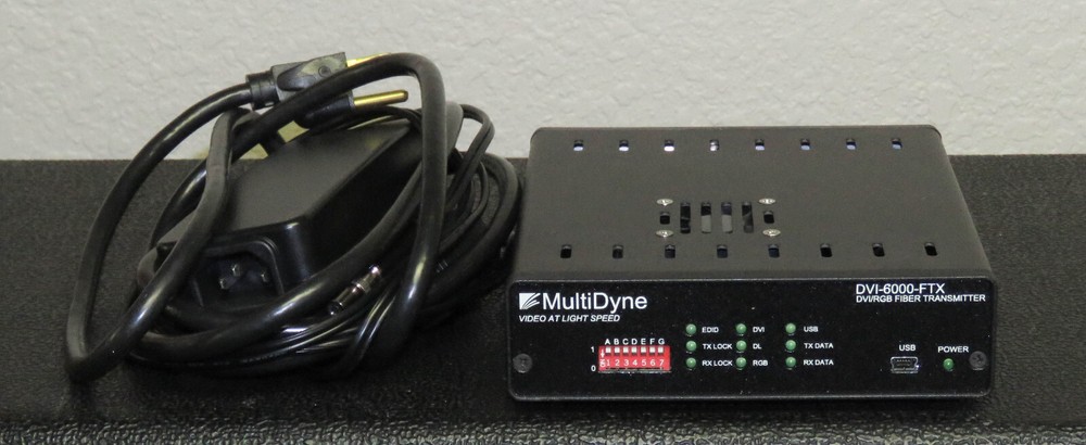 MultiDyne DVI-6000 FTX & FRX Transmitter/Receiver Set (optical/DVI Video) OFFER!