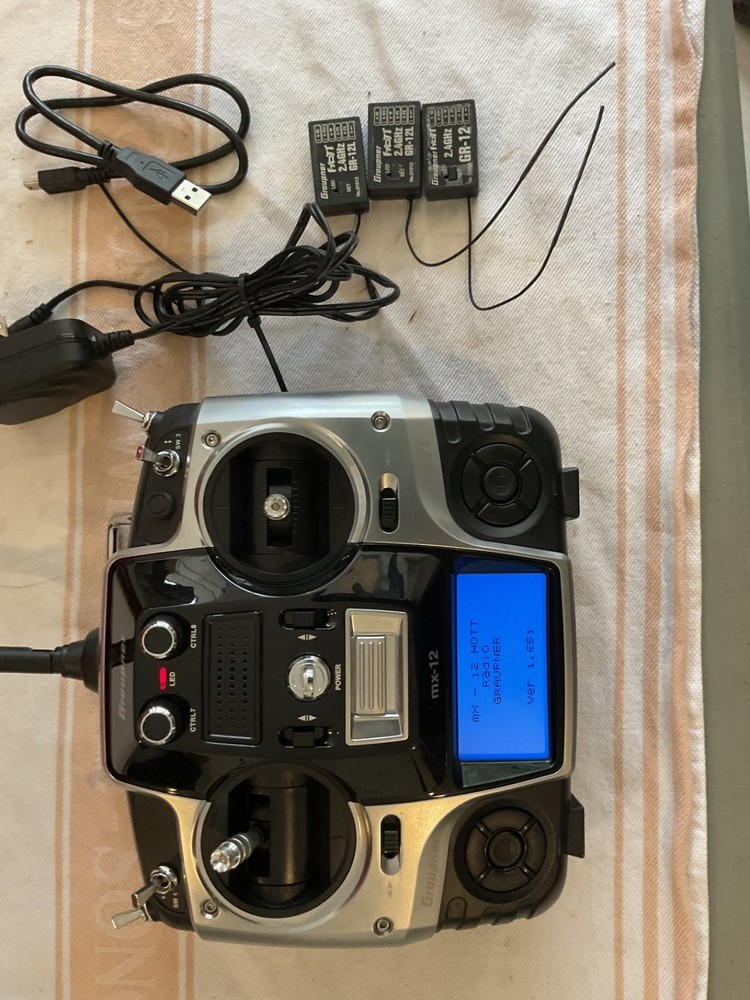 Graupner MX-12 With 3 Receivers