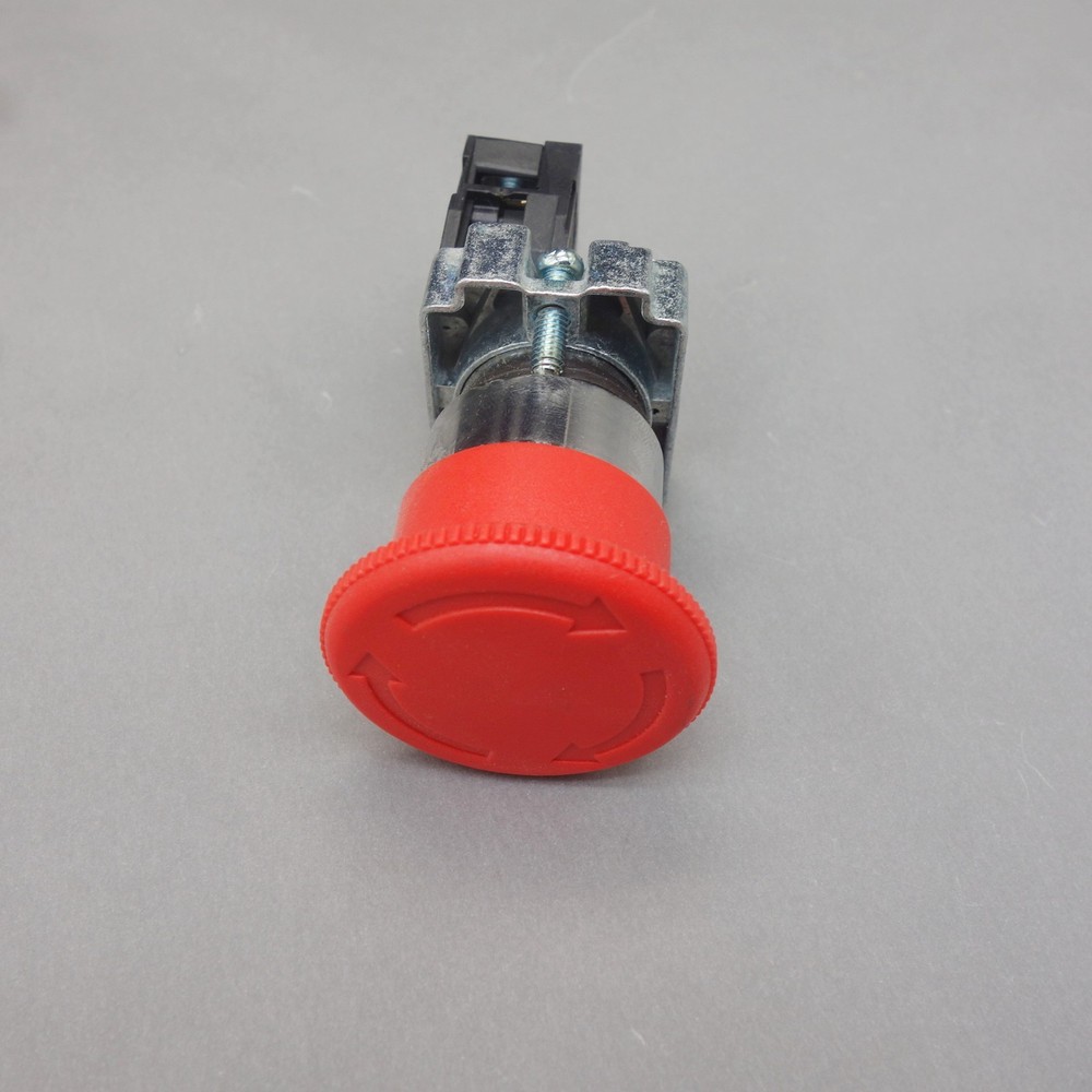 5PCS Twist Release Emergency Stop Mushroom Push Button Switch Fits XB2-BS542