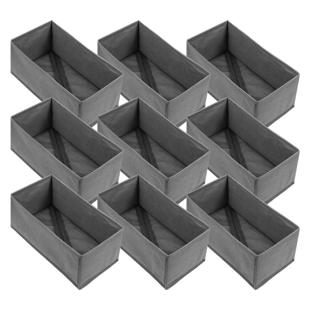 9-Pack Foldable Drawer Organizers Foldable Storage Bins – Clothing Drawer