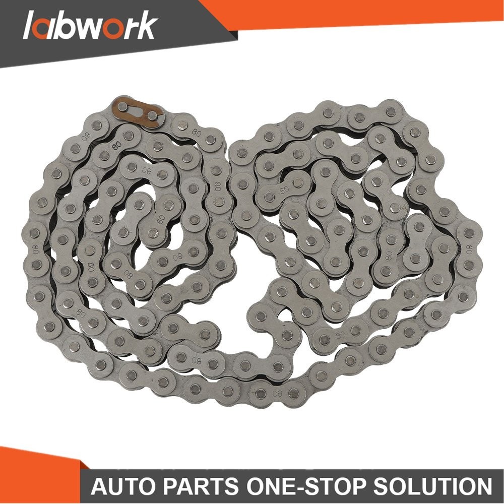 Labwork #80 Heavy Duty Roller Chain × 10 Feet With 1 Connector