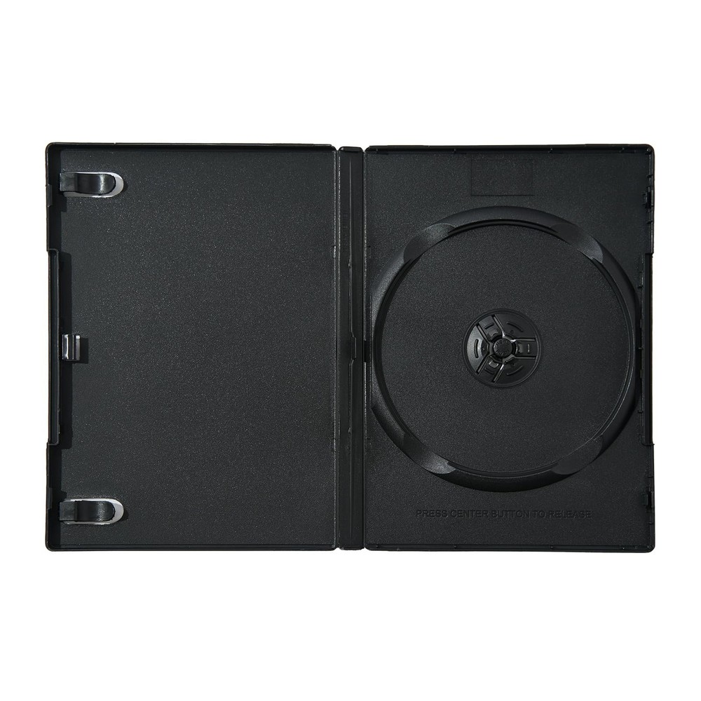 Maxtek 5 Pack Standard 14mm Black Signle Disc CD, DVD, Blu-Ray