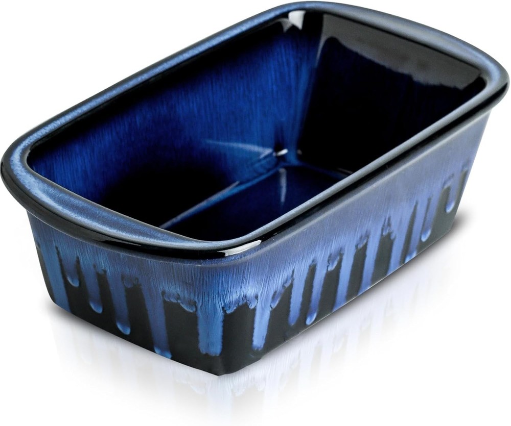 Ceramic bread pan, 9 inches × 5 inches rectangular bread pan,