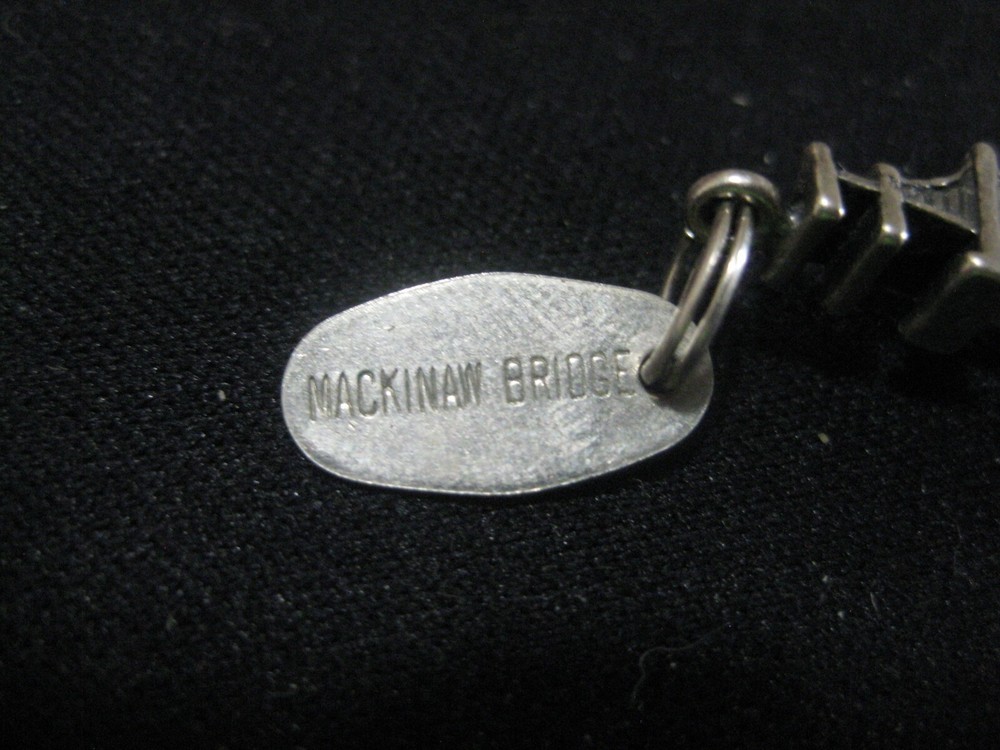 Sterling Silver Mackinaw Bridge Charm