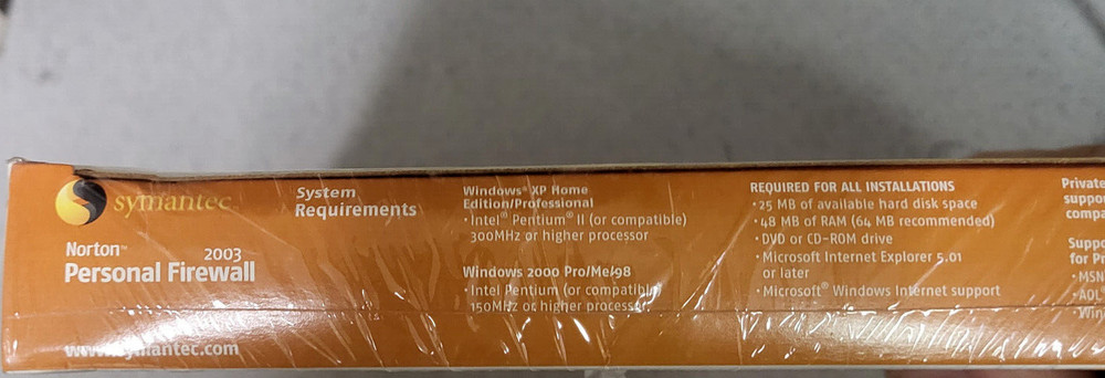 Norton Personal Firewall 2003