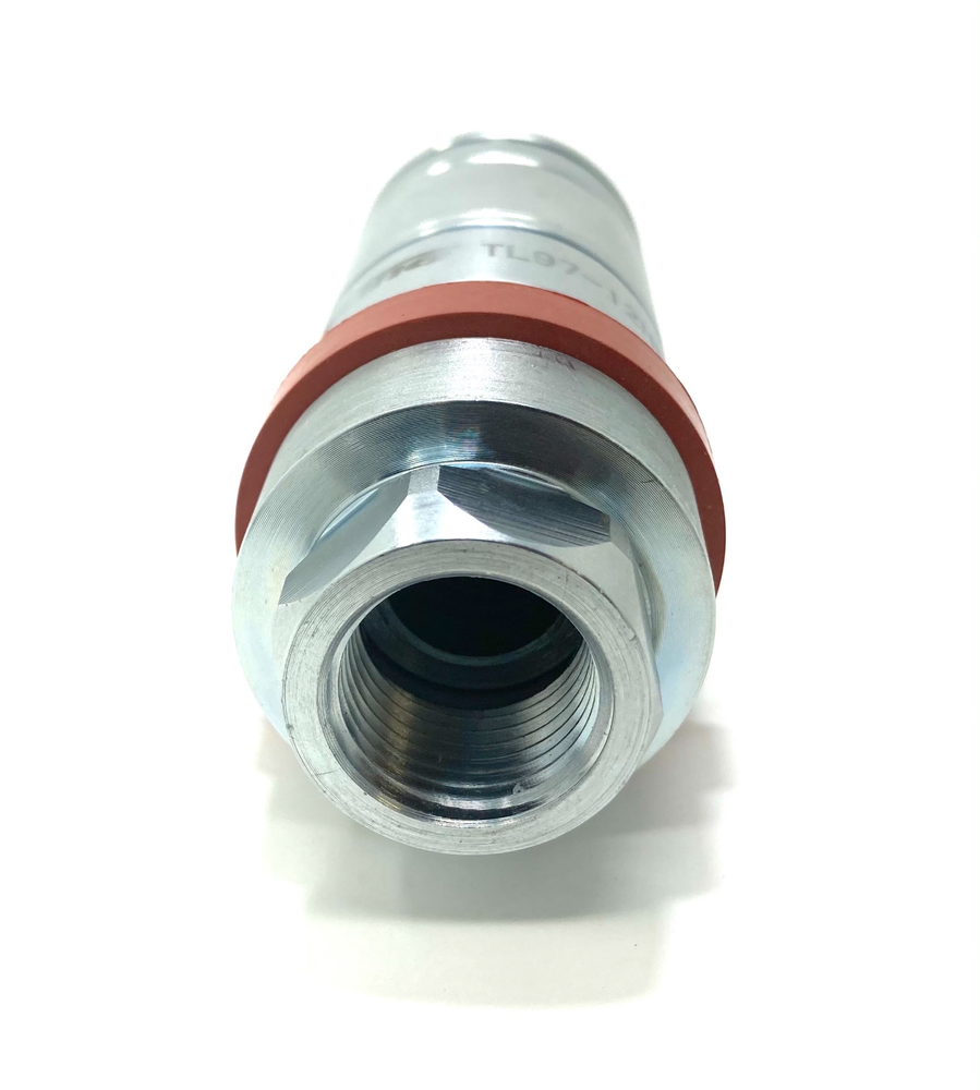 1/2" NPT Ag Female Hydraulic Quick Coupler Push Pull Connect Under Pressure TL97