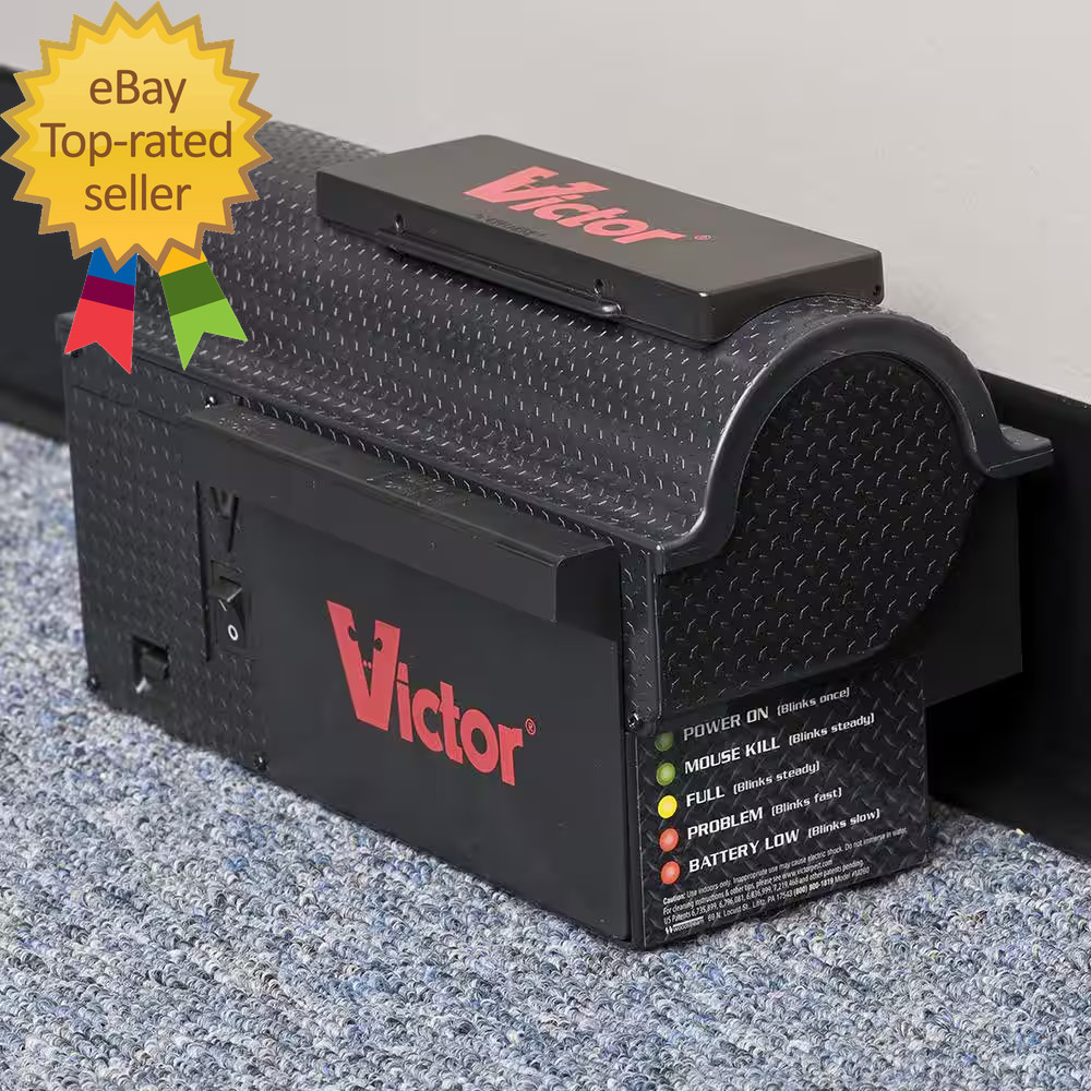 Humane Battery-Powered Non-Toxic No-Touch Multi-Kill Indoor Electronic Mouse Tra