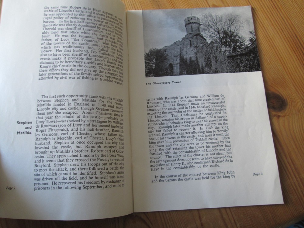 Lincolnshire Castle official Guide