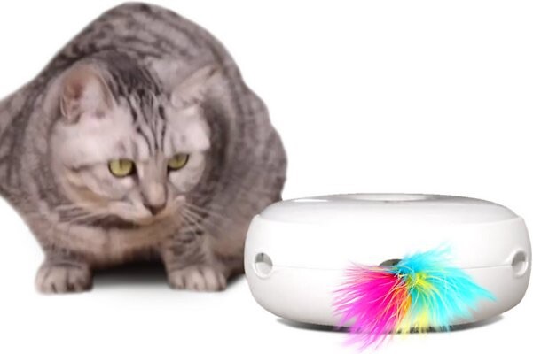 Home Run Smart Cat Toy Interactive Feather Electronic Toy
