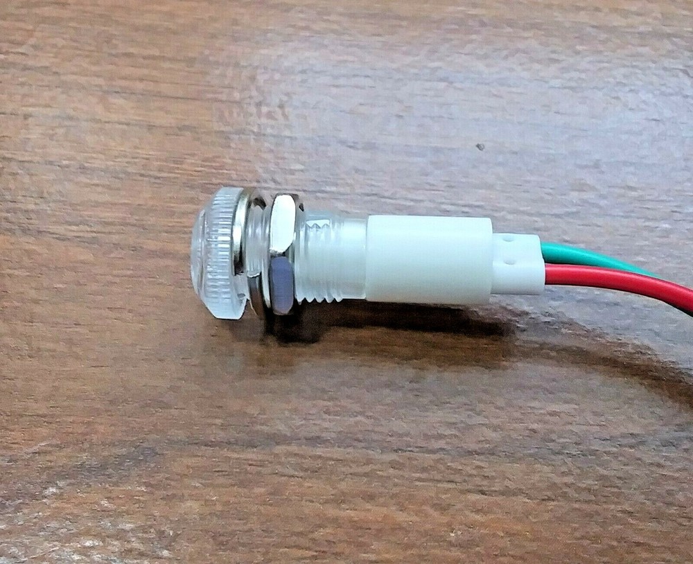BBT 12 volt DC White LED Indicator Light
