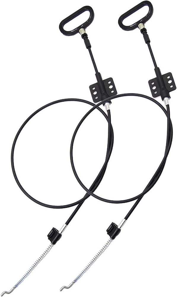 2 Pieces Recliner Release Cable D-Ring Pull Handle Exposed Length 4.75 with ...