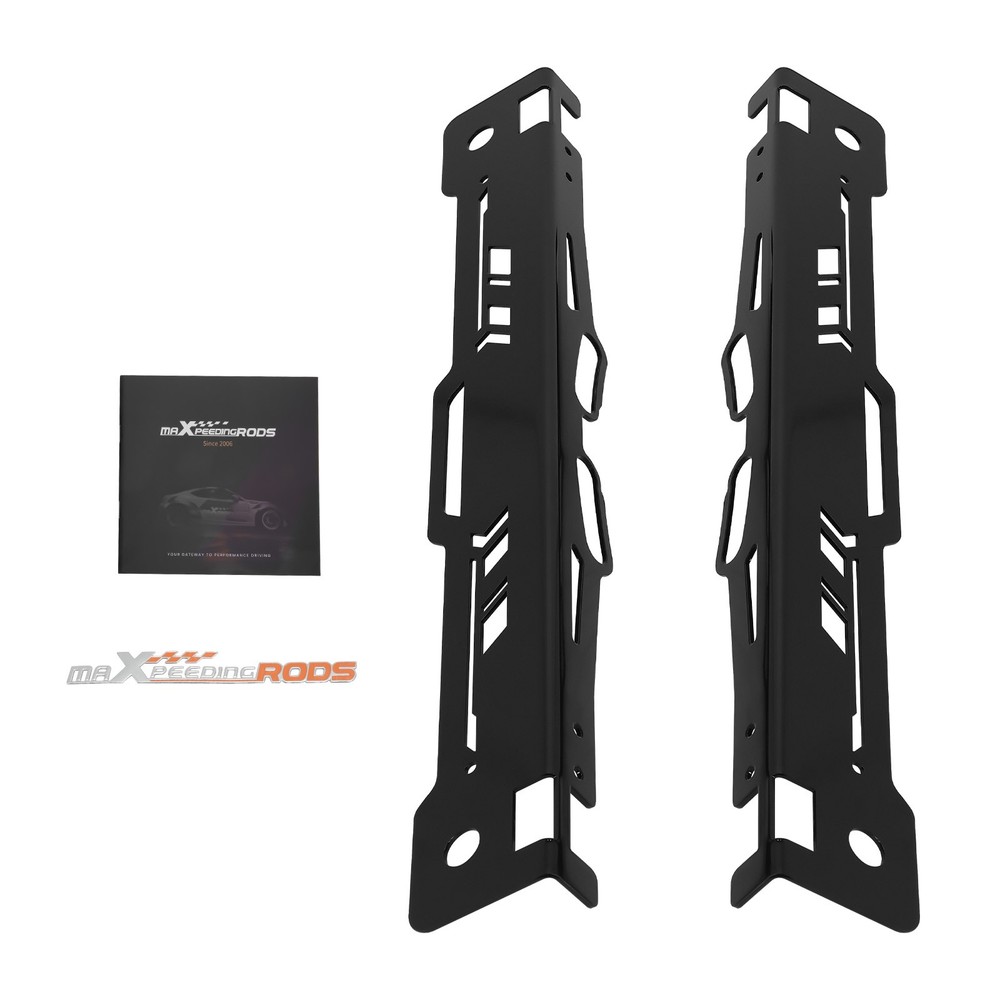 2PC Wheel Alignment Tool Kit for Multiple Hub Patterns Powder Coated Steel Black