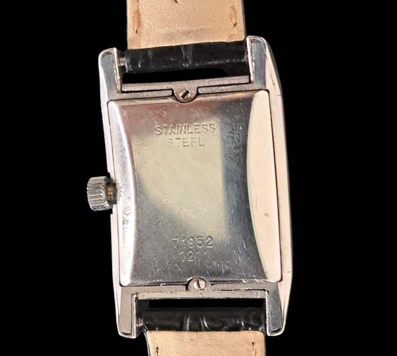 Vintage RARE 1940's Wyler Rectangular Mechanical Watch Deco Swing Classic