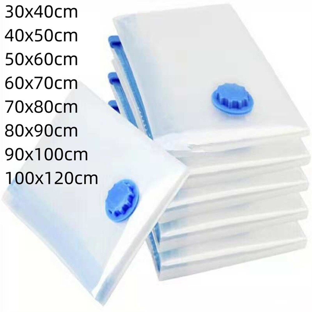 Transparent Vacuum Bag Folding Compressed Space Saving Clothes Storage Big Size