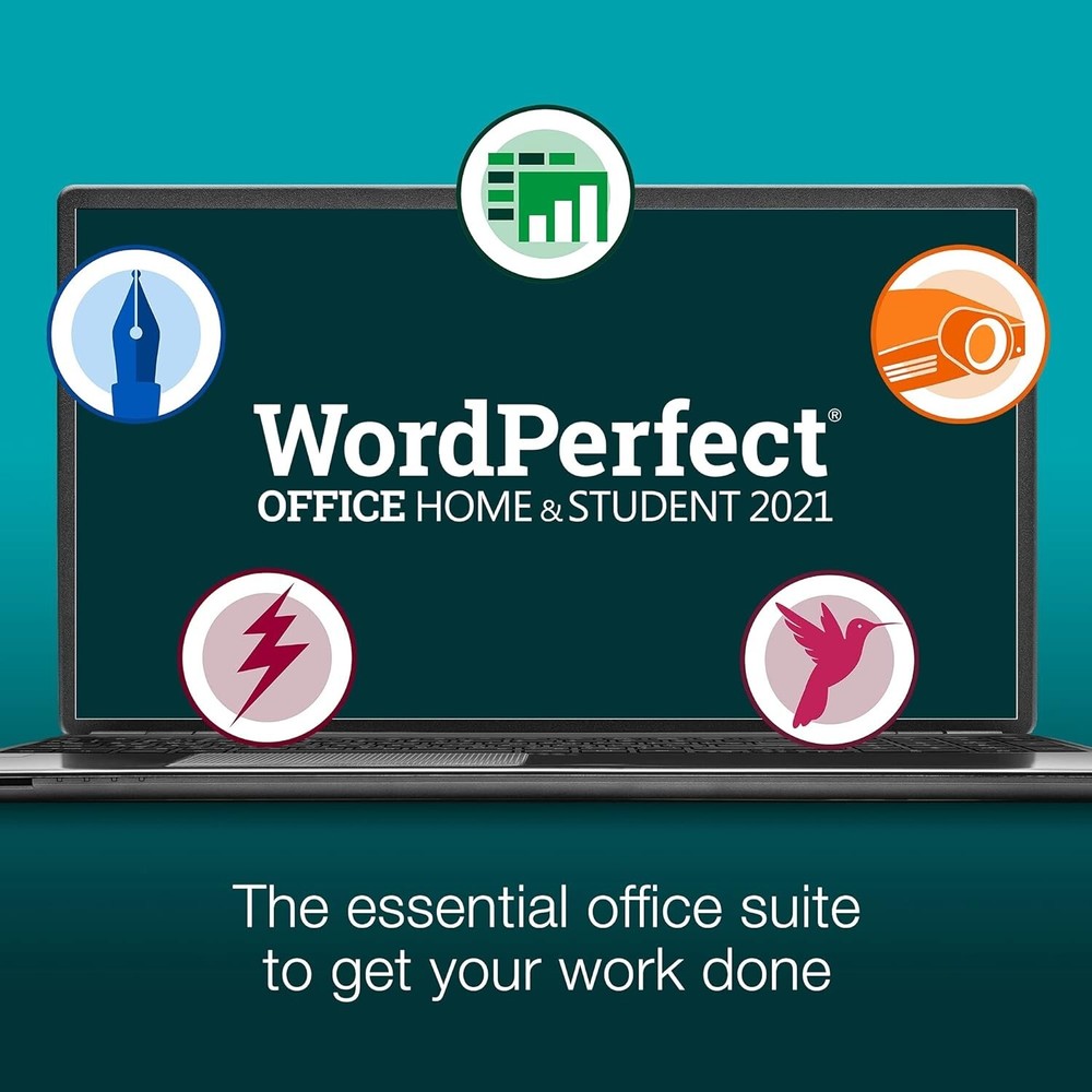 2021 WordPerfect Office Suite | Word Processor, Spreadsheets & Presentations