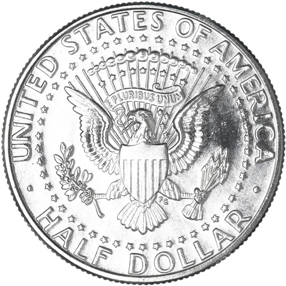 1993 P D Kennedy Half Dollar BU 2 Coin Year Set