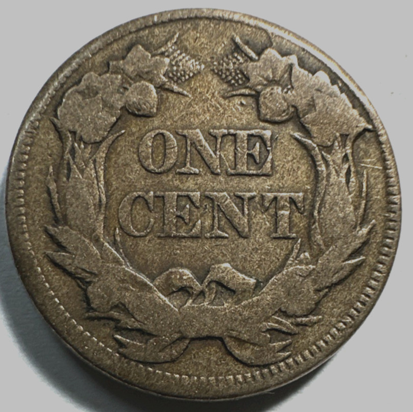 1857 Flying Eagle Cent CHVF 112