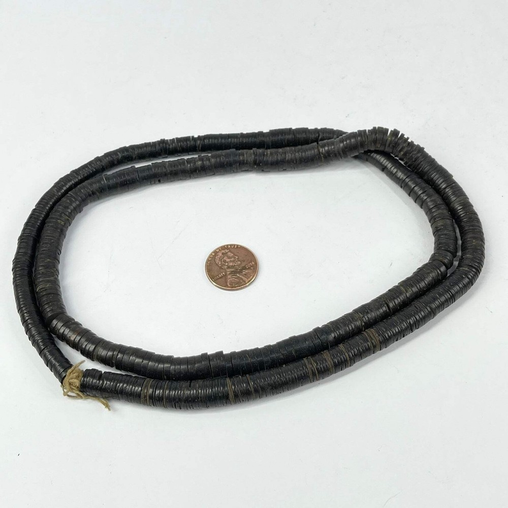 Coconut Shell Heishi Beads 31inch