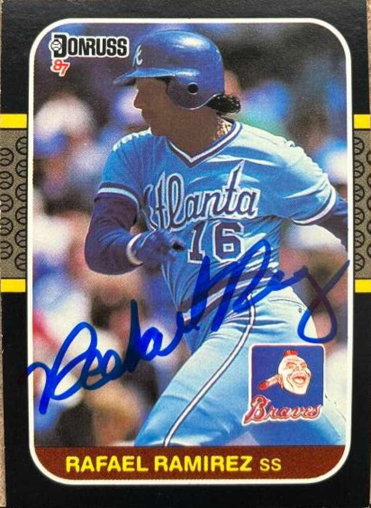 Rafael Ramirez Autographed 1987 Donruss #202