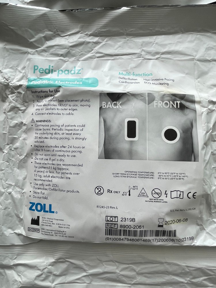 Zoll Multi-function Pedi-Padz *FOR TRAINING PURPOSES ONLY*