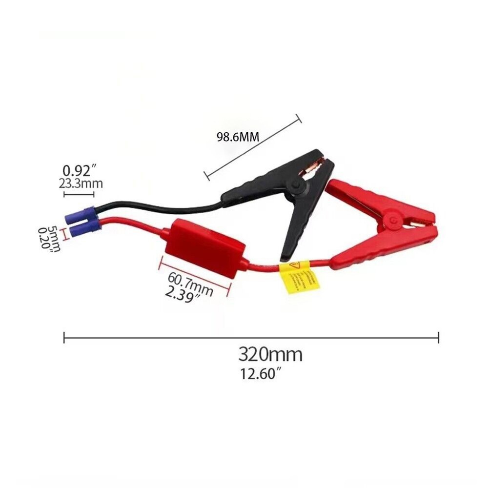 1 Pcs Jump Starter 300A Starting Current Cable Battery Practical To Use