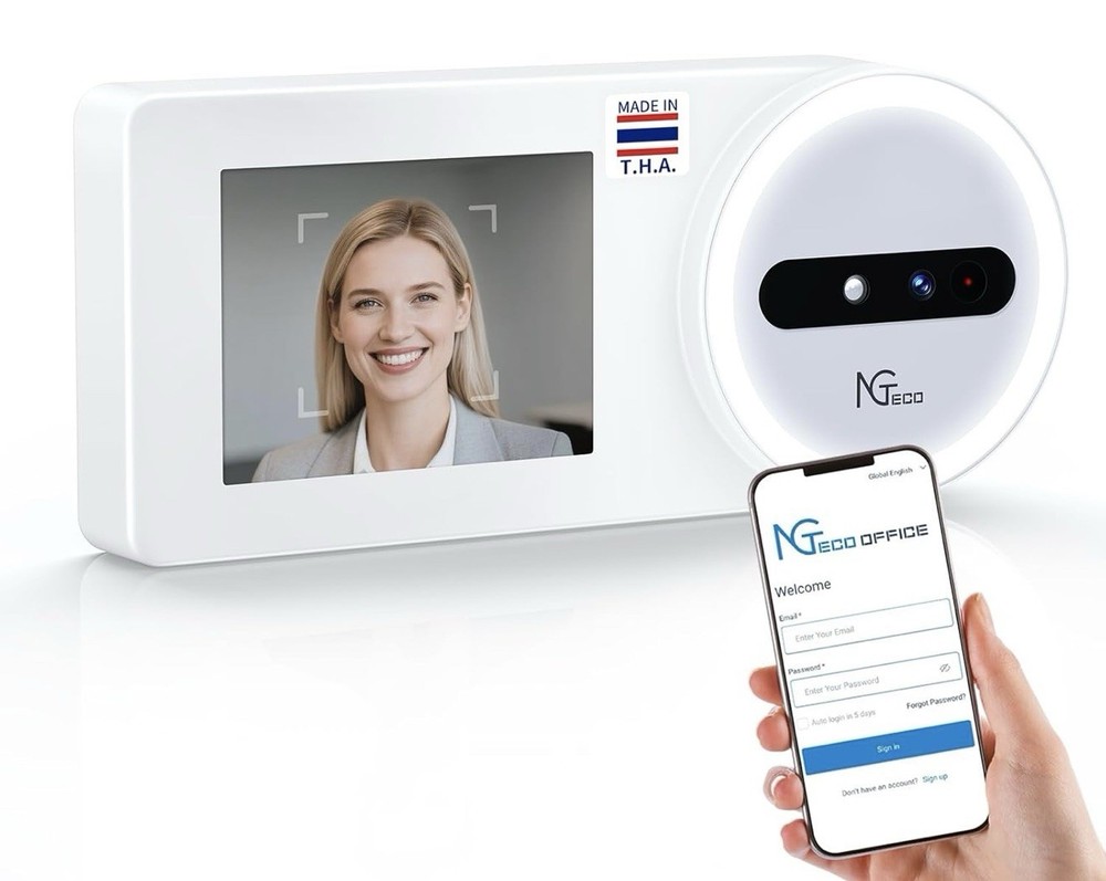 Time Clock Cloud-Based, TC5 Face Recognition iOS Android App No Monthly Fee 2865