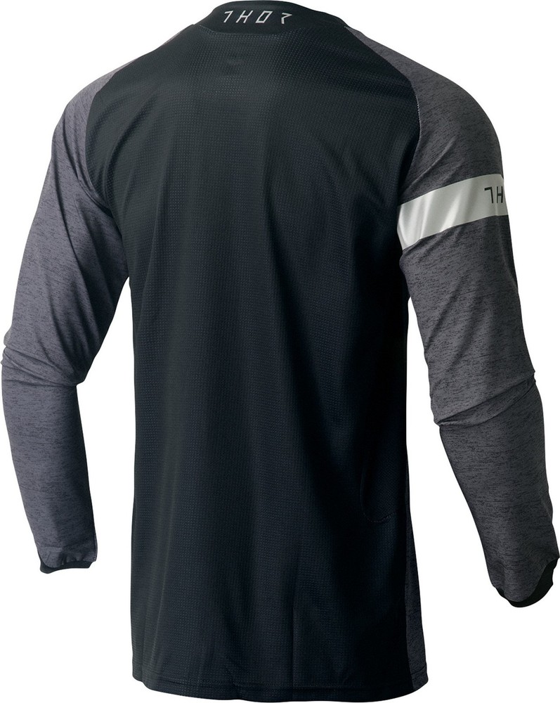 Thor Range Mens MX Offroad Jersey Black/Heather