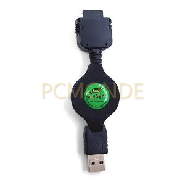 Sync Charge Retractable Cable for most HP iPAQ Handhelds