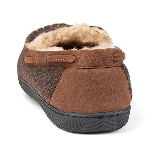 Men's Hearthfire Memory Foam Moc Slipper 11 Mocha
