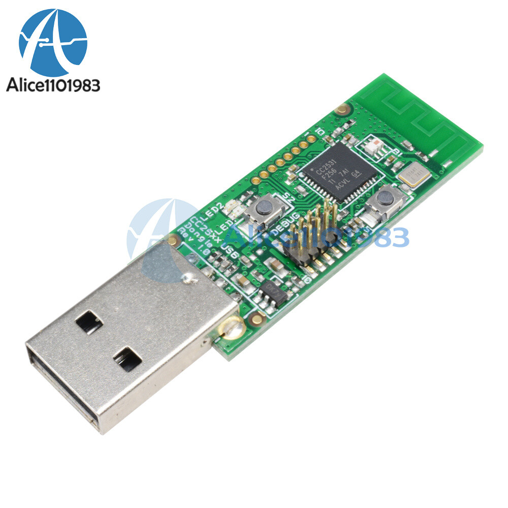 Zigbee CC2531 USB Sniffer Packet Protocol Analyzer with Antenna