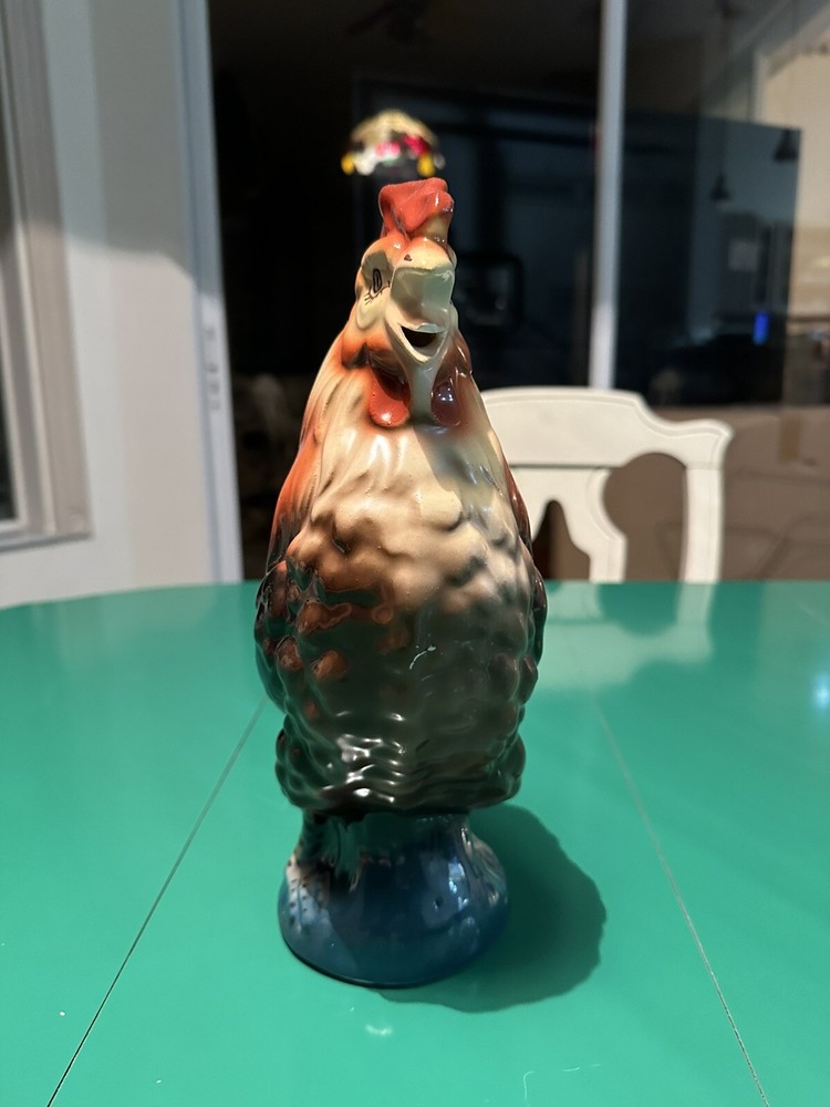 Vintage Russian Rooster Pitcher